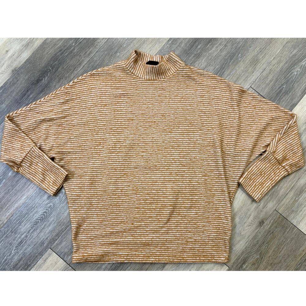 Out From Under Urban Outfitters Mock Neck Sweater Medium Striped
